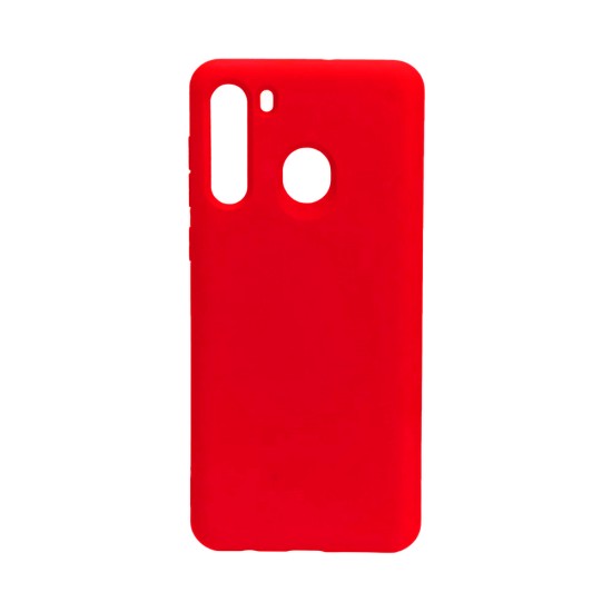 Capa de Silicone para Samsung Galaxy A21 Vermelho